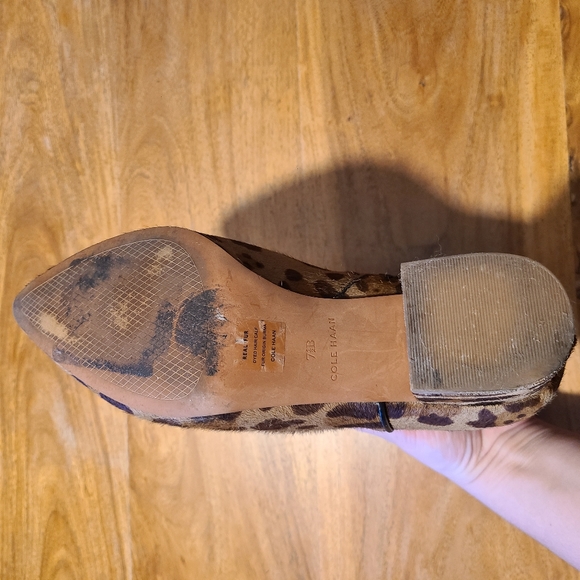 Cole Haan Leopard Booties - Picture 7 of 8